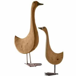 Lot de 2 oies décoratives Amiraz