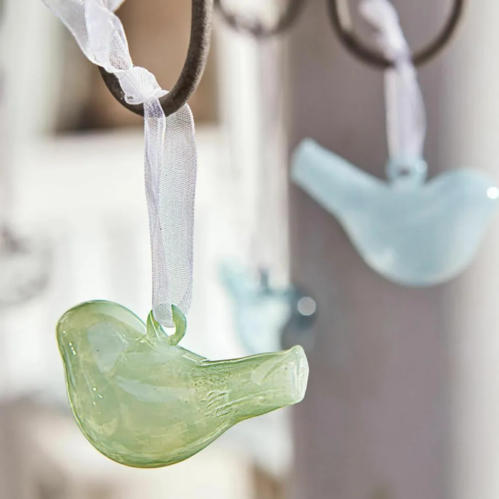 Lot de 6 oiseaux décoratifs Vouvry