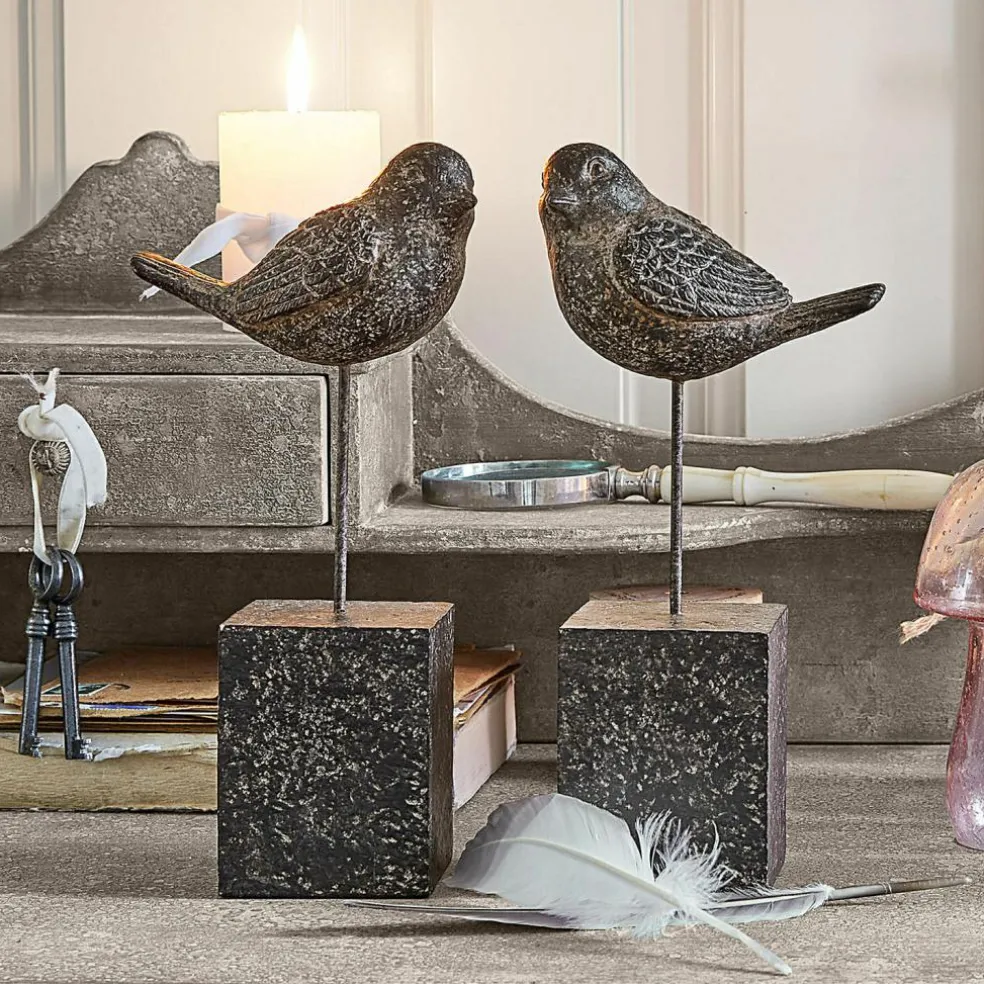 Lot de 2 oiseaux décoratifs Juxivel