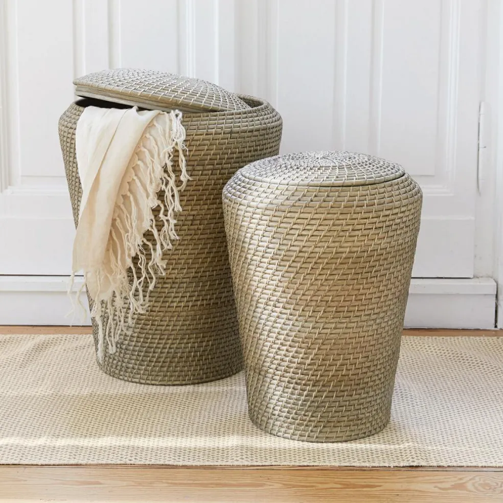 Lot de 2 paniers à linge Nora