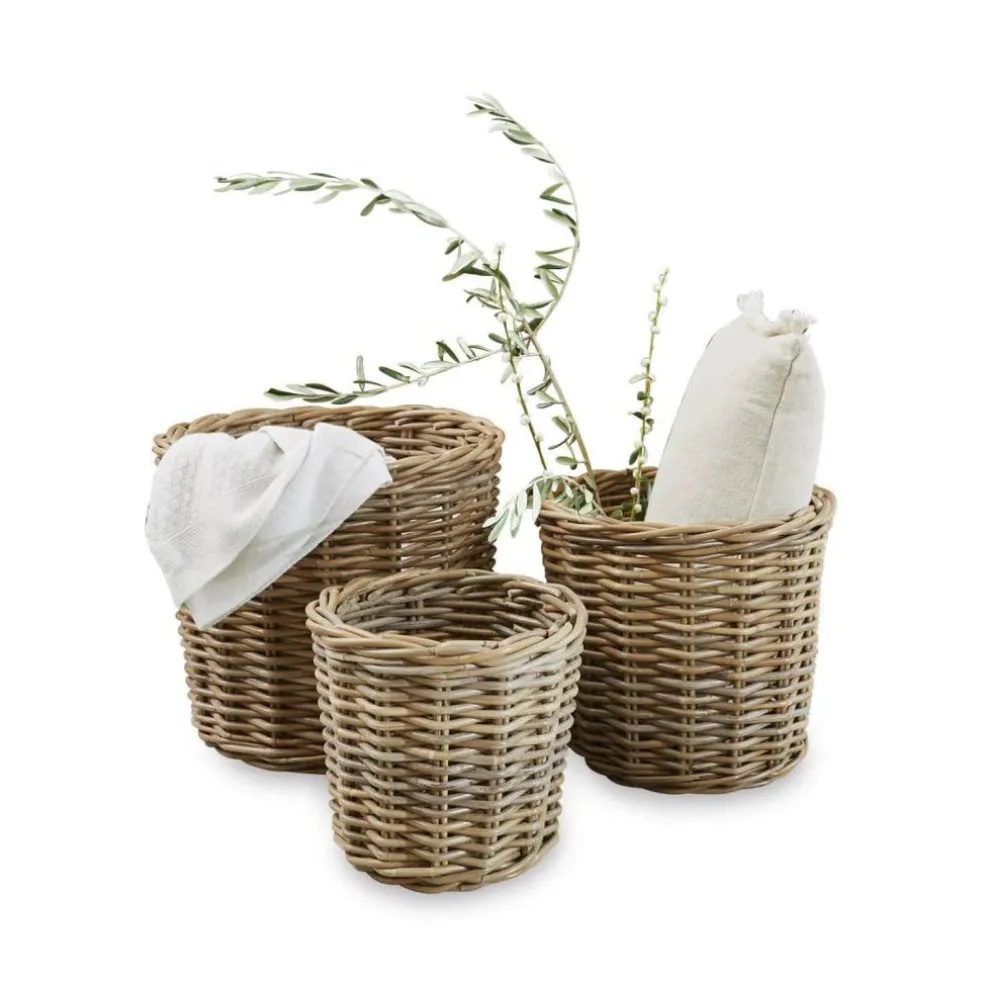 Lot de 3 paniers Avar