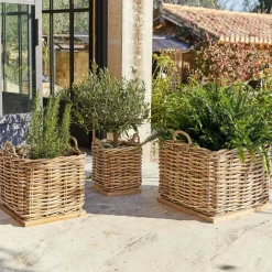 Lot de 3 paniers Chalet