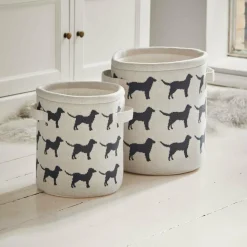 Lot de 2 paniers pour animaux Pawelino