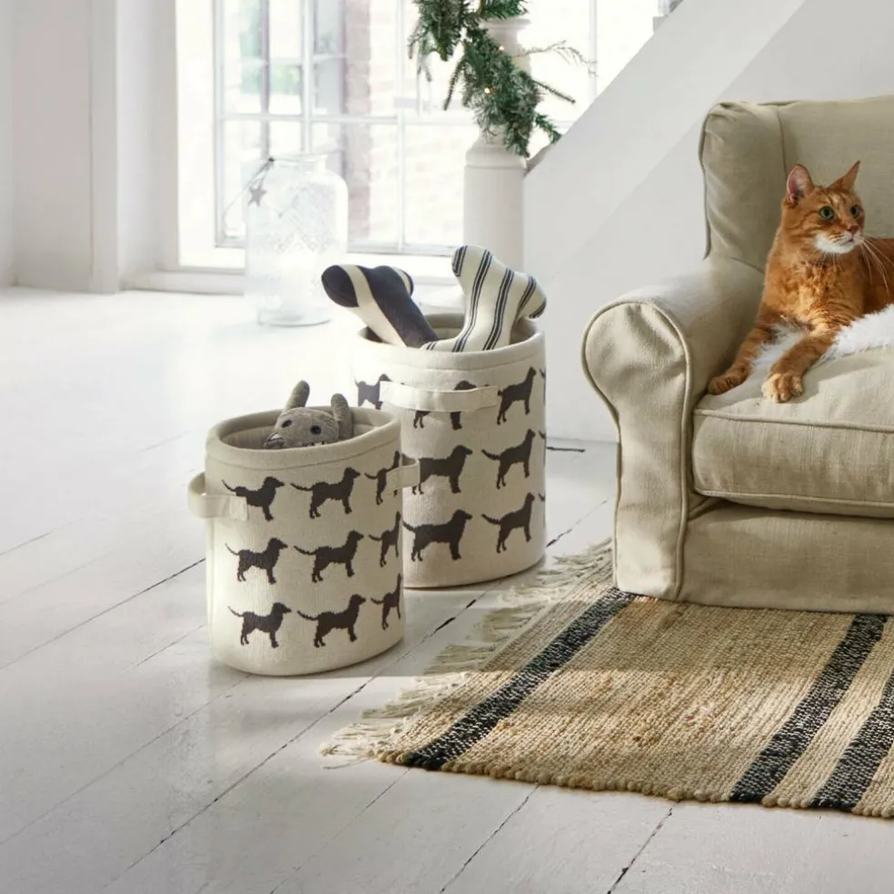 Lot de 2 paniers pour animaux Pawelino