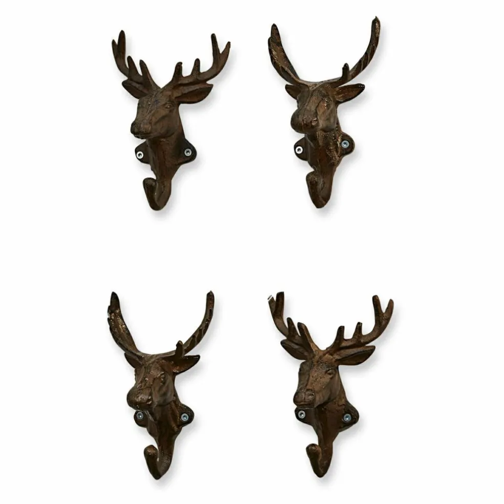 Lot de 4 patères Deer