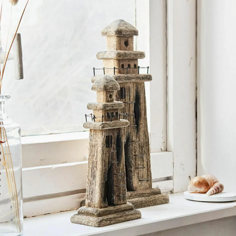 Lot de 2 phares décoratifs Bourgneuf