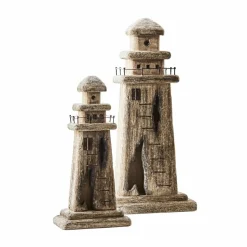 Lot de 2 phares décoratifs Bourgneuf