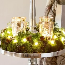 Lot de 4 photophores à piquer Clara