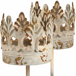 Lot de 4 photophores à piquer Groisy