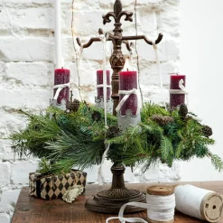 Lot de 4 photophores à piquer Venezia