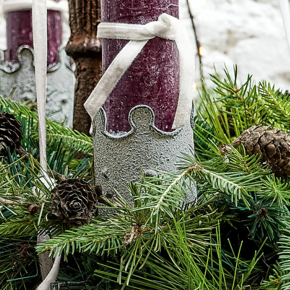 Lot de 4 photophores à piquer Venezia