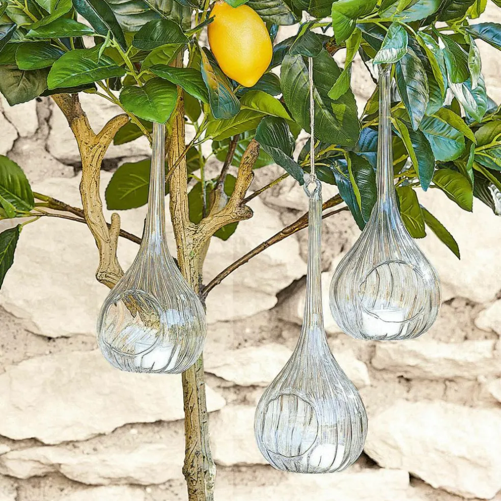 Lot de 3 photophores à suspendre Fairlie