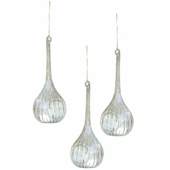 Lot de 3 photophores à suspendre Fairlie