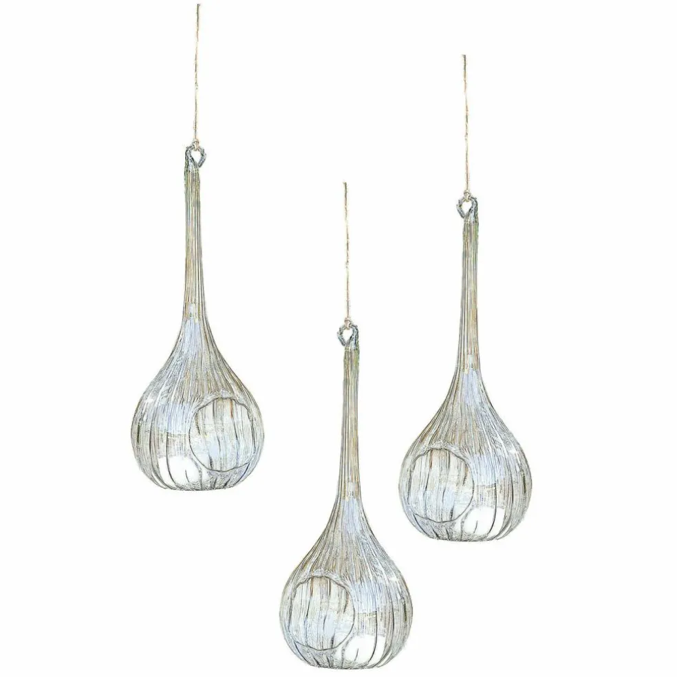 Lot de 3 photophores à suspendre Fairlie