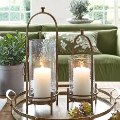 Lot de 2 photophores Aquivar