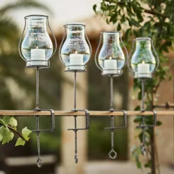 Lot de 4 photophores Calindra