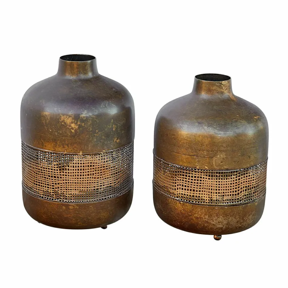 Lot de 2 photophores Cinziana