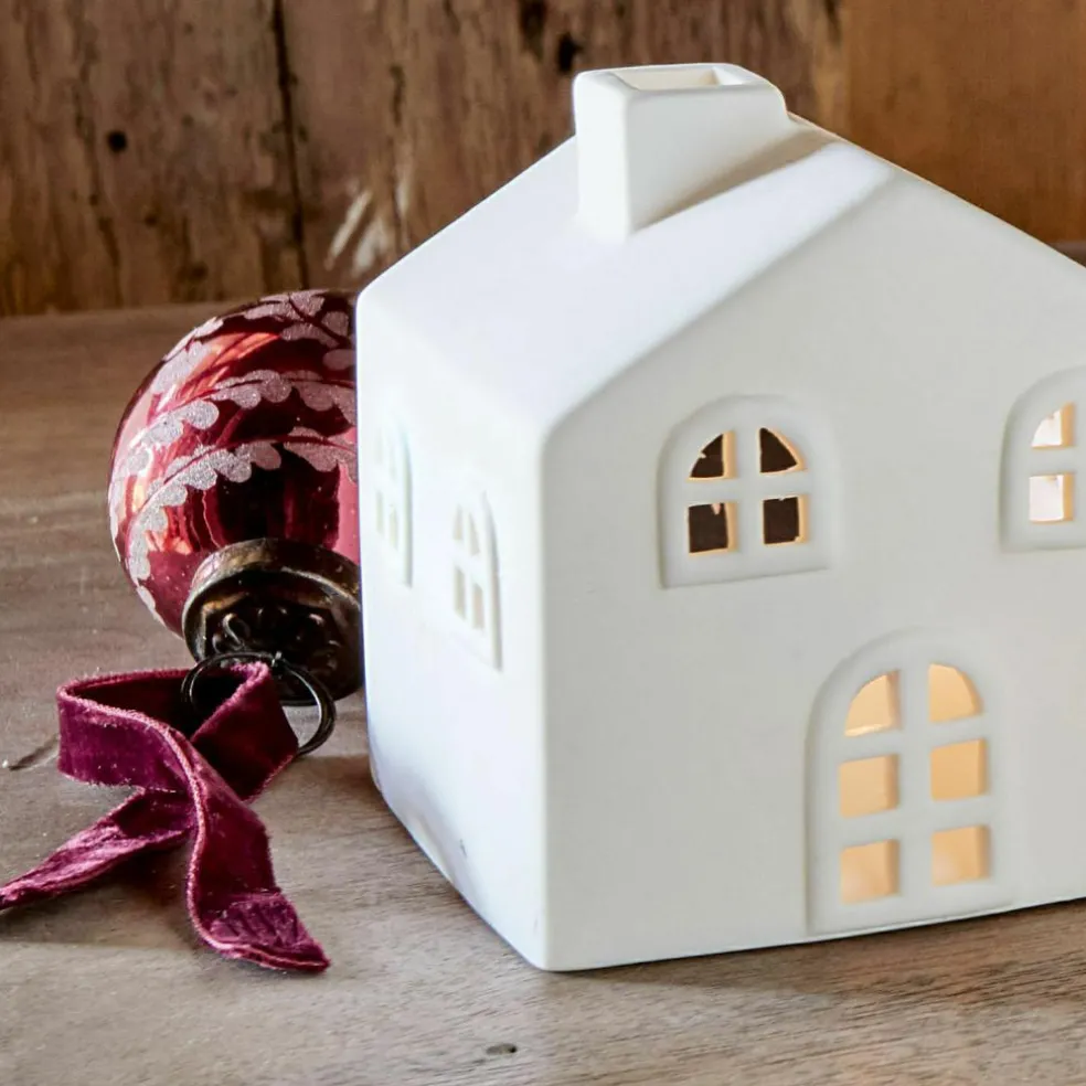 Lot de 4 photophores Country