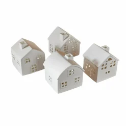 Lot de 4 photophores Country