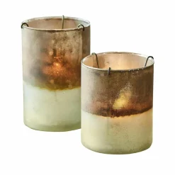 Lot de 2 photophores Drinesto