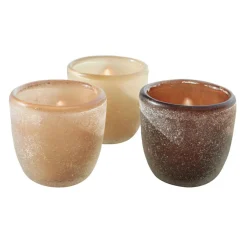 Lot de 3 photophores Eclairice