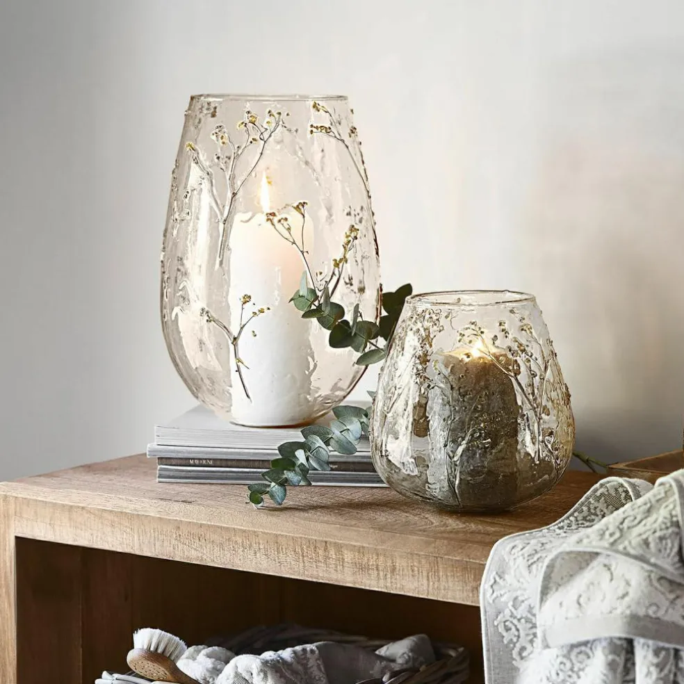 Lot de 2 photophores Elorisse