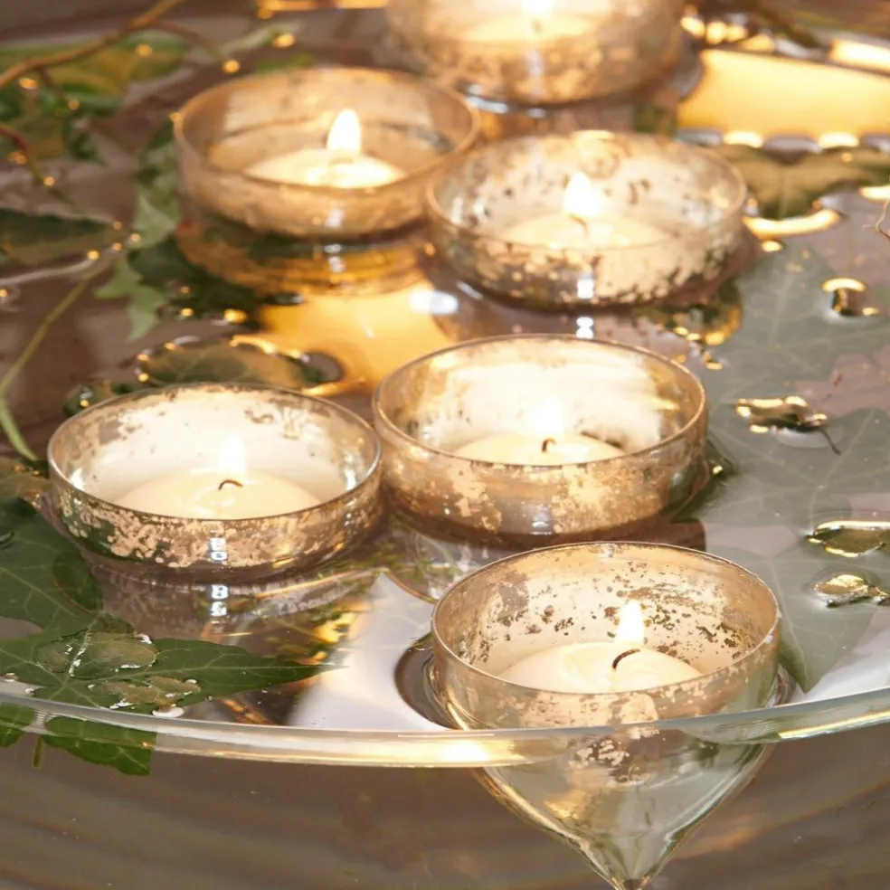 Lot de 6 photophores flottants Adelia