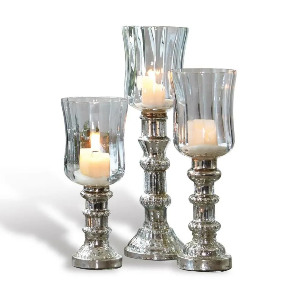 Lot de 3 photophores Fréjeville