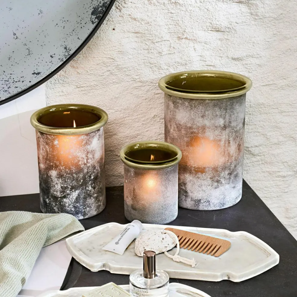 Lot de 3 photophores Iskira