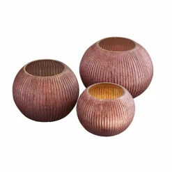 Lot de 3 photophores Jalimeen