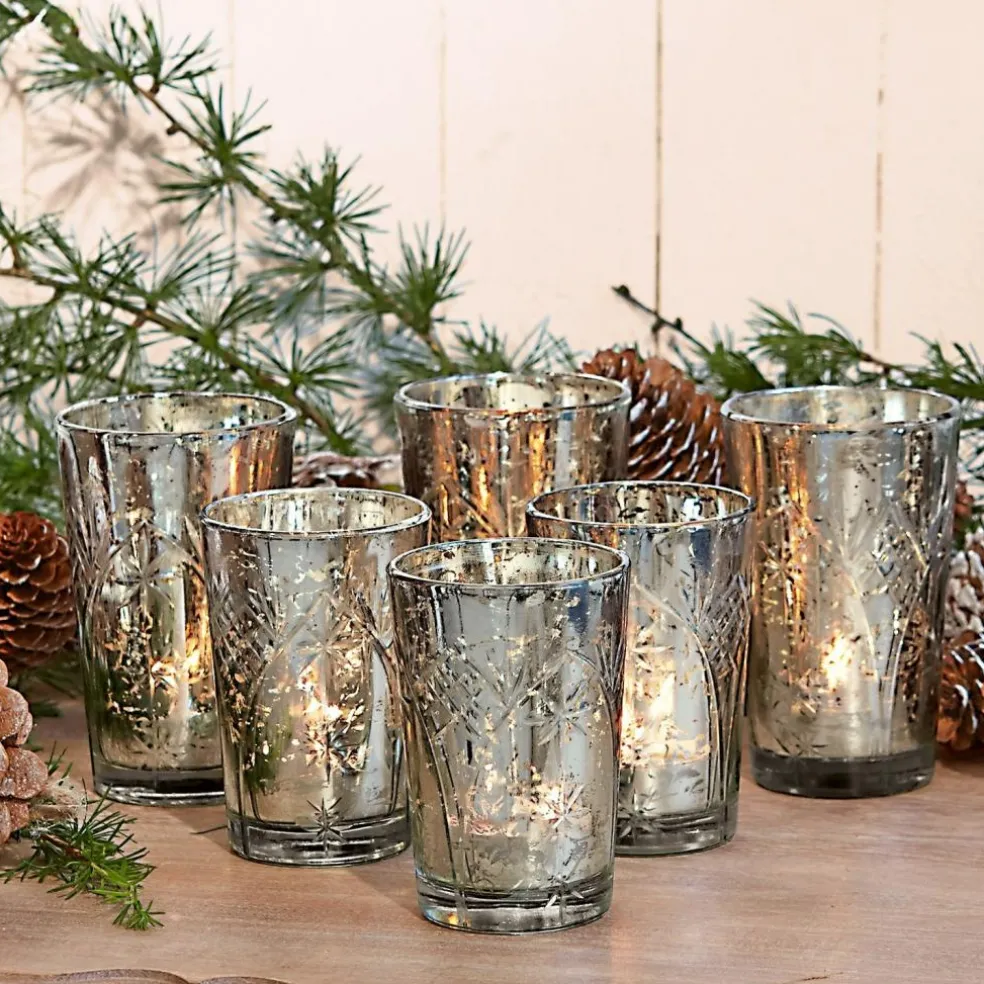 Lot de 6 photophores Latona