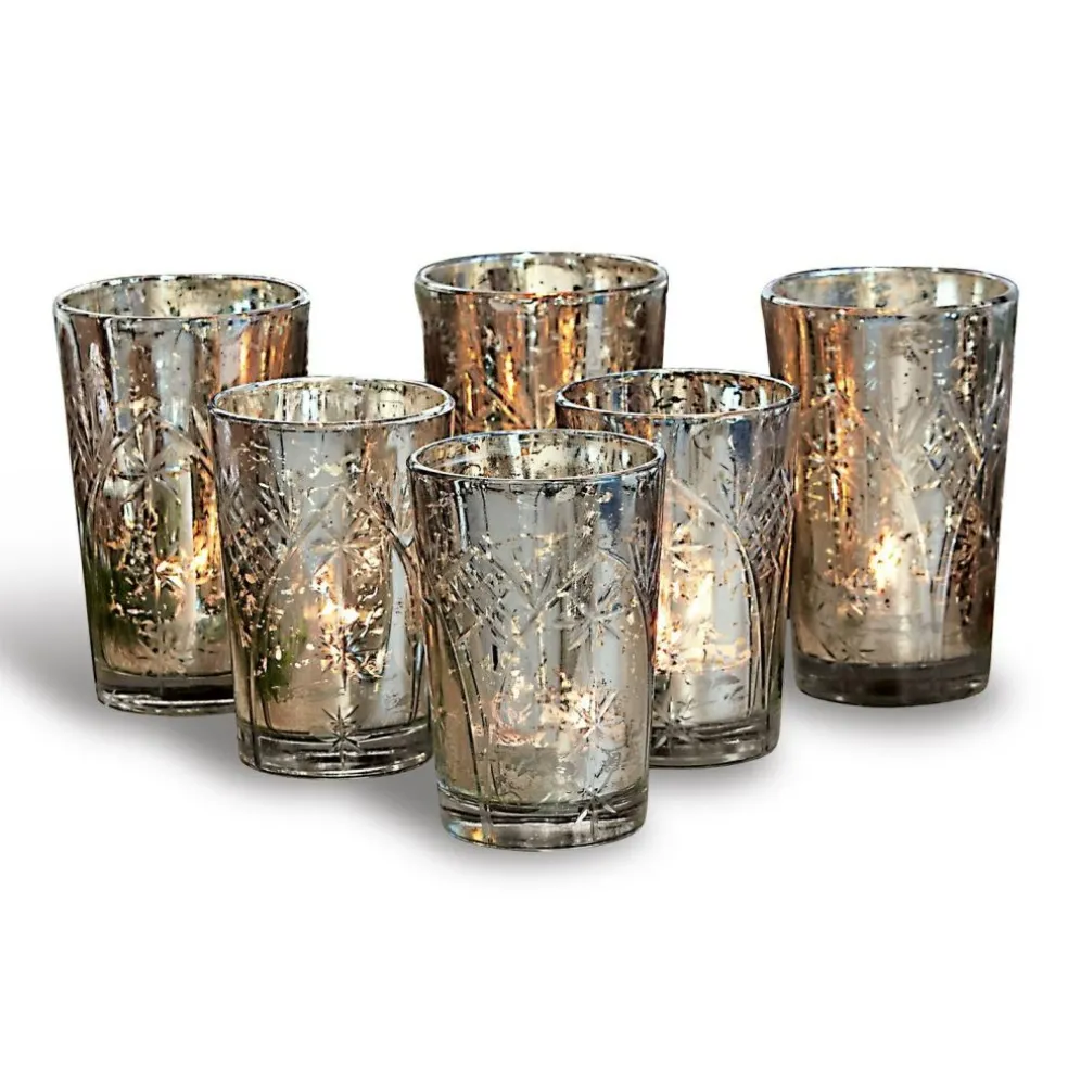 Lot de 6 photophores Latona