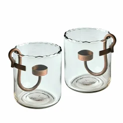 Lot de 2 photophores Lynn