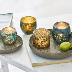 Lot de 4 photophores Marine