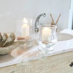 Lot de 2 photophores Moon