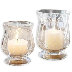 Lot de 2 photophores Moon