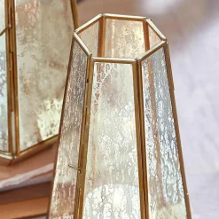 Lot de 2 photophores Mouniza