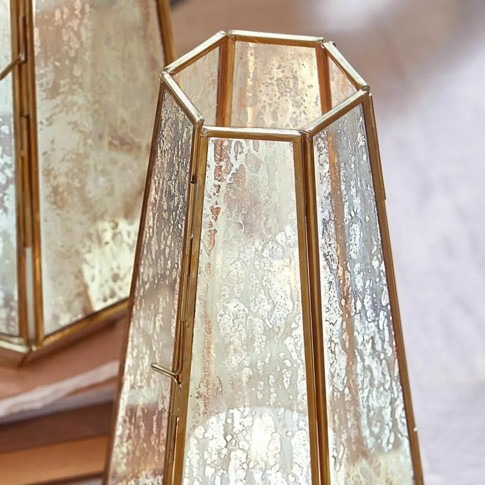 Lot de 2 photophores Mouniza