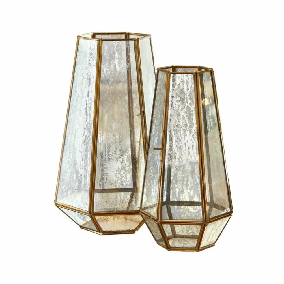 Lot de 2 photophores Mouniza