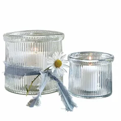 Lot de 2 photophores Naisette