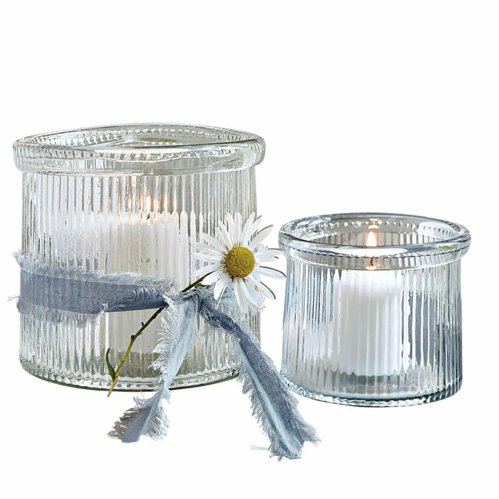 Lot de 2 photophores Naisette