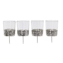 Lot de 4 photophores Pinelle