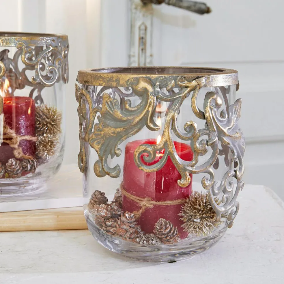 Lot de 2 photophores Sundini