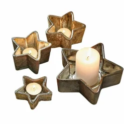 Lot de 4 photophores Thervel