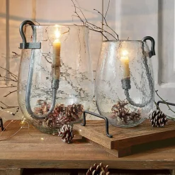 Lot de 2 photophores Vermand