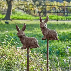 Lot de 2 piques de jardin Dariyah