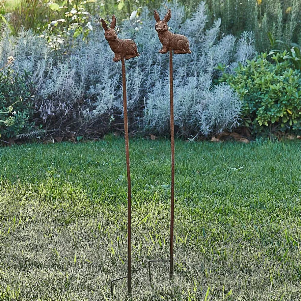 Lot de 2 piques de jardin Dariyah