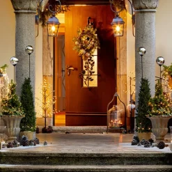 Lot de 2 piquets décoratifs Cainan