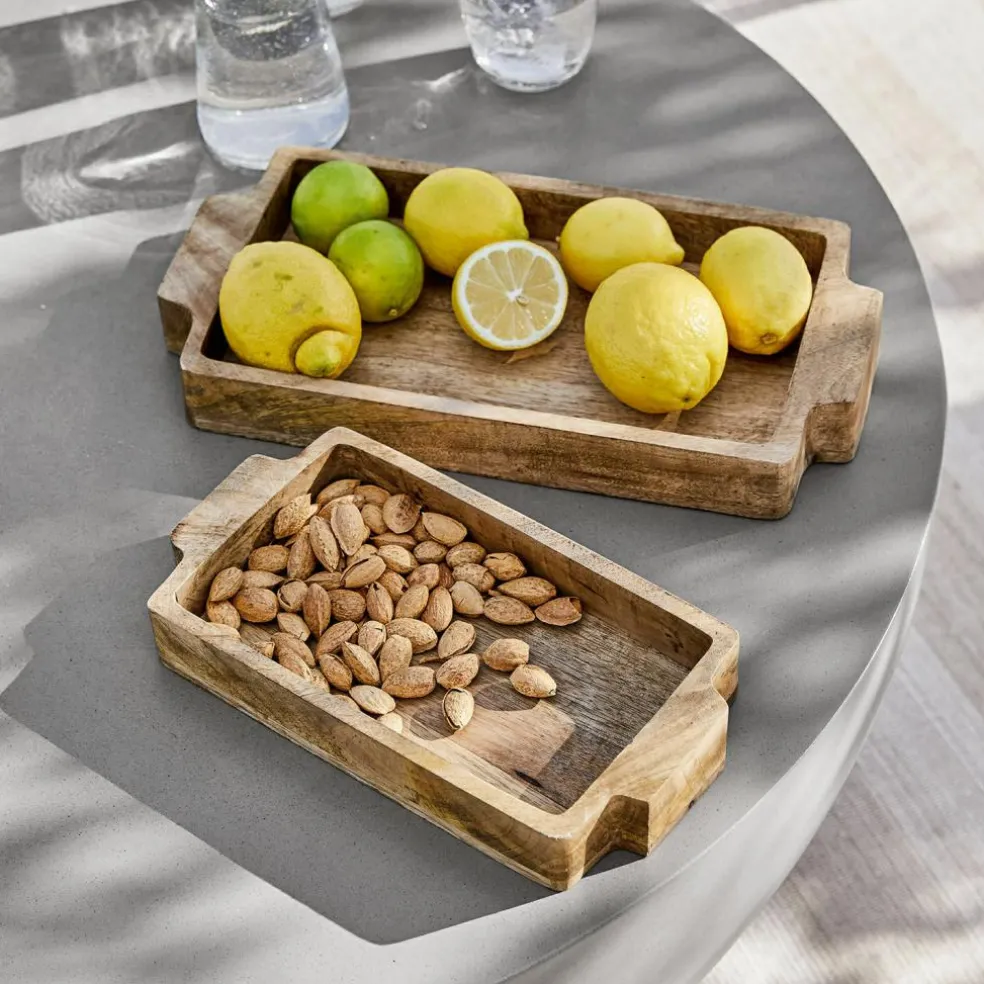 Lot de 2 plateaux Buer