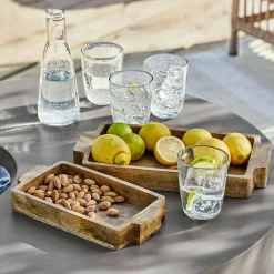 Lot de 2 plateaux Buer